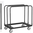 VEVOR Drywall Cart, 1500 LBS Panel Dolly Cart with 36.02