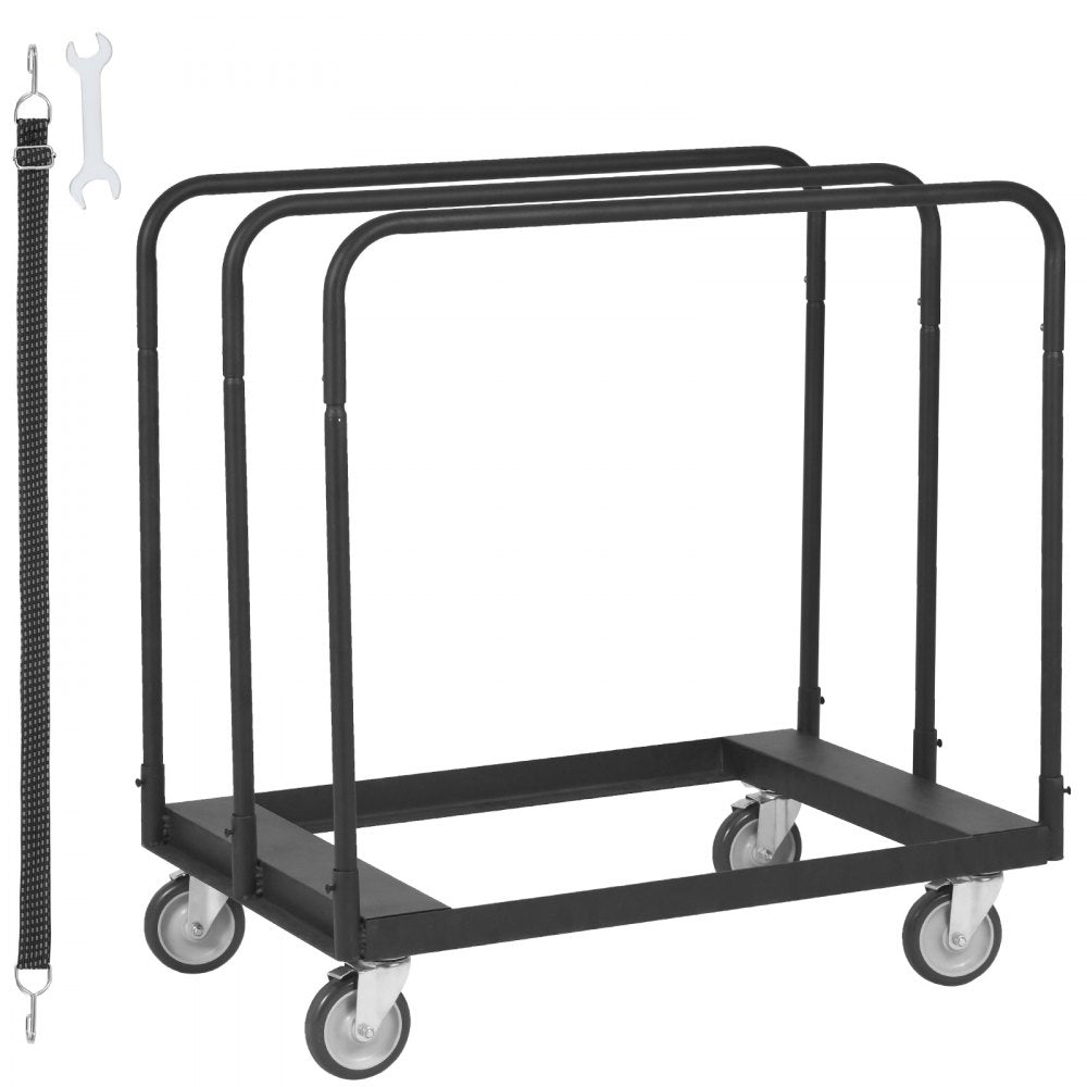 VEVOR Drywall Cart, 1500 LBS Panel Dolly Cart with 36.02