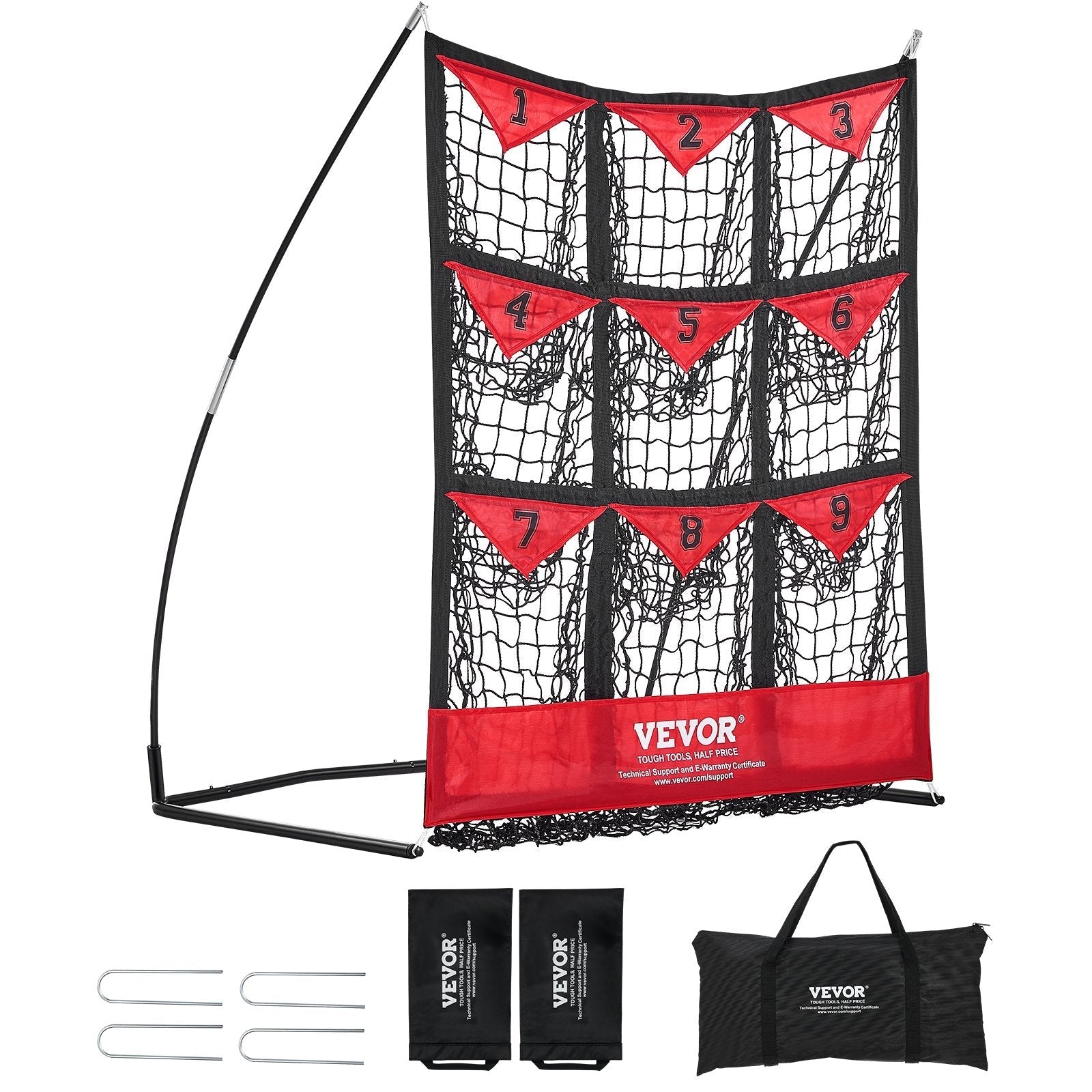 VEVOR 9 Hole Baseball Net, 36