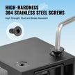 VEVOR Glass Clamp, 40 PCS Square Glass Railing Bracket for 0.31 