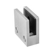 VEVOR Glass Clamp, 4 PCS Square Glass Railing Bracket for 0.31 