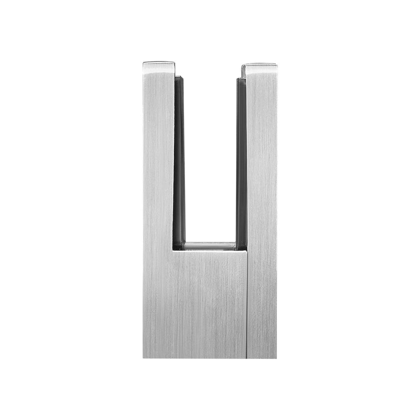 VEVOR Glass Clamp, 4 PCS Square Glass Railing Bracket for 0.31 