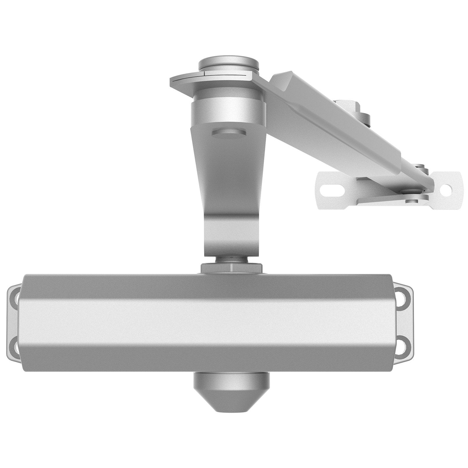 VEVOR 150lbs Commercial Door Closer Heavy Duty Residential Hydraulic Auto Silver