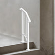 VEVOR 1-2 Step Handrails for Outdoor for Seniors Porch Deck Retro Arch White