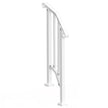 VEVOR 1-2 Step Handrails for Outdoor for Seniors Porch Deck Retro Arch White