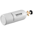 VEVOR 5 Lbs CO2 Tank Aluminum Gas Cylinder, Brand New CO2 Cylinder with Gray Spray Coating, CO2 Air Tank with CGA320 Valve, For Dispensing Draft Soda Beer
