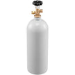 VEVOR 5 Lbs CO2 Tank Aluminum Gas Cylinder, Brand New CO2 Cylinder with Gray Spray Coating, CO2 Air Tank with CGA320 Valve, For Dispensing Draft Soda Beer