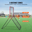 VEVOR Baseball And Softball Rebounder Net 3x4.5 ft PitchBack 3-Way Trainer