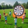 VEVOR Inflatable Soccer Dart Board over 6 ft with 4 Kick Balls 12 Tennis Pump