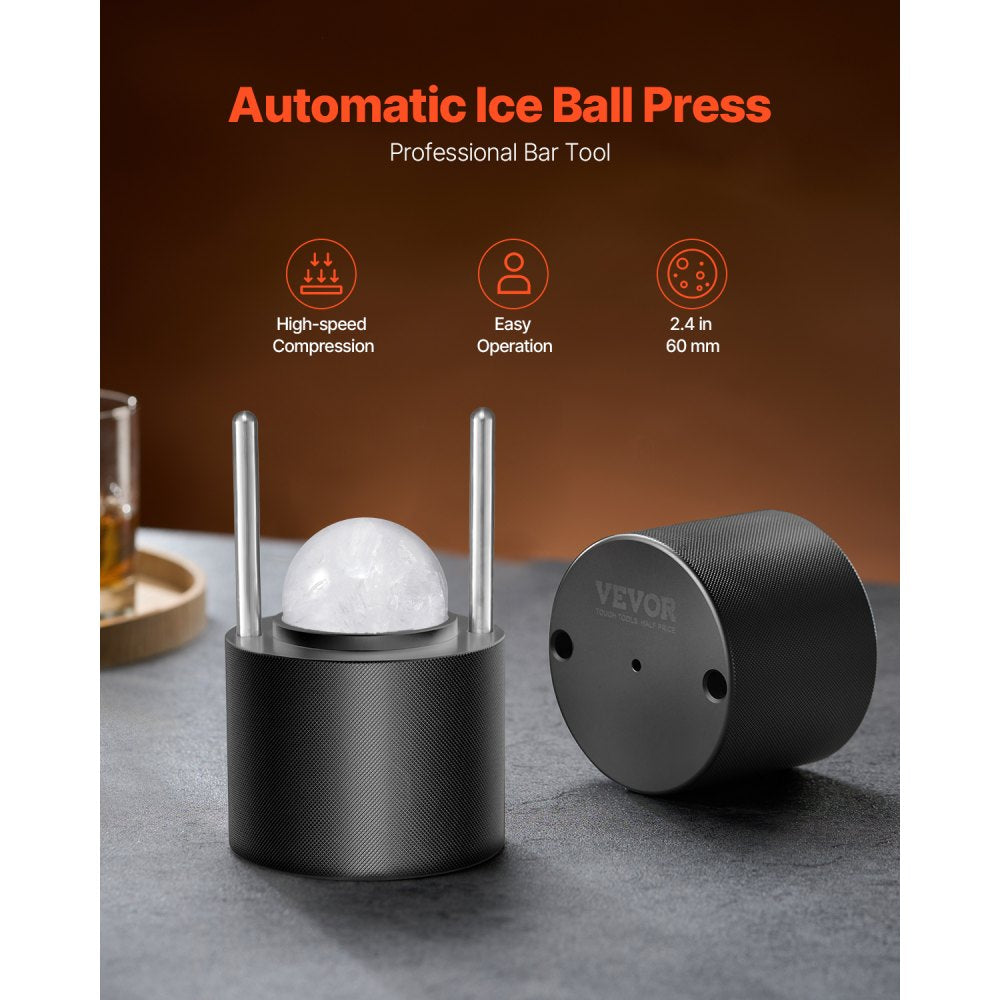 VEVOR Ice Ball Press Kit Ice Ball Maker 2.4