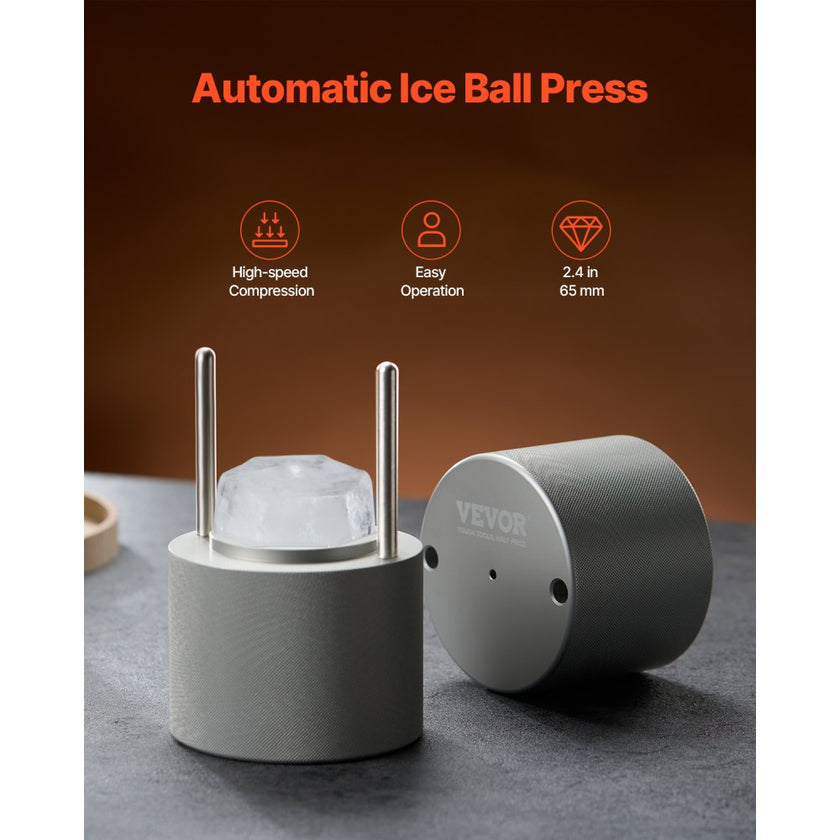 VEVOR Ice Diamond Press Ice Ball Maker 2.4