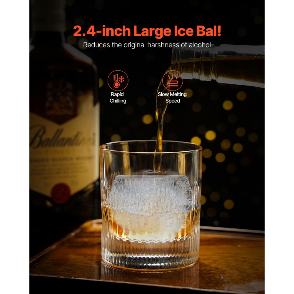 VEVOR Ice Diamond Press Ice Ball Maker 2.4