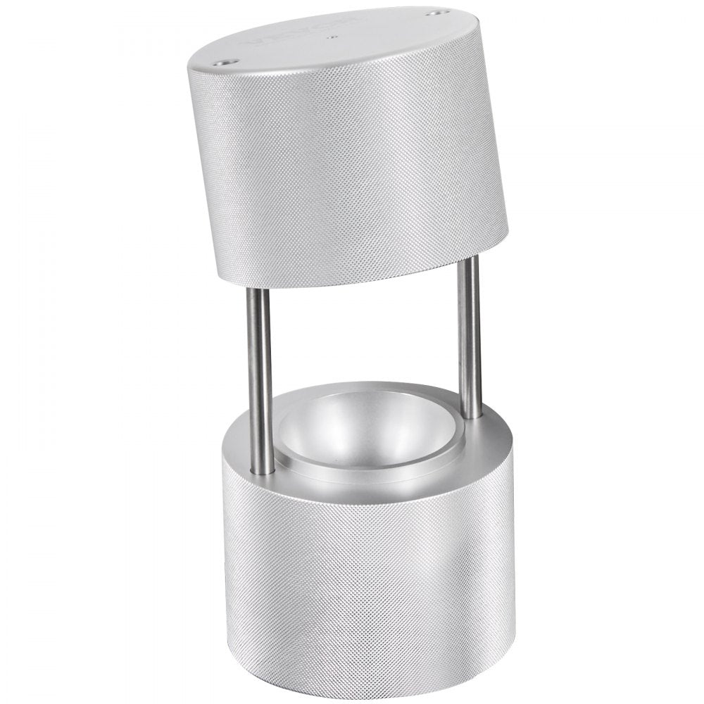 VEVOR Ice Ball Press Kit, Aircraft Al Alloy Ice Press with Ice Block Mold, Large Mat, Tong, Drip Tray, One Glass, Round Ice Ball Maker 2.4
