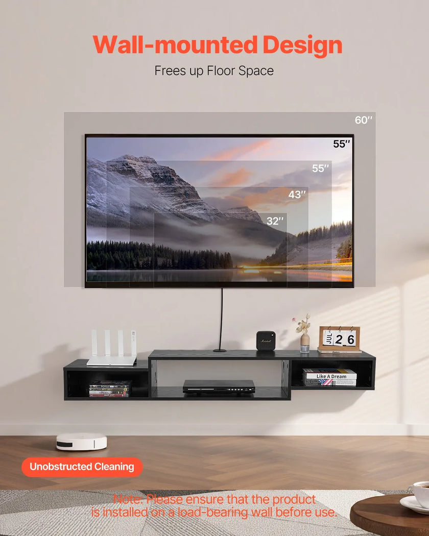 VEVOR Floating TV Stand 59