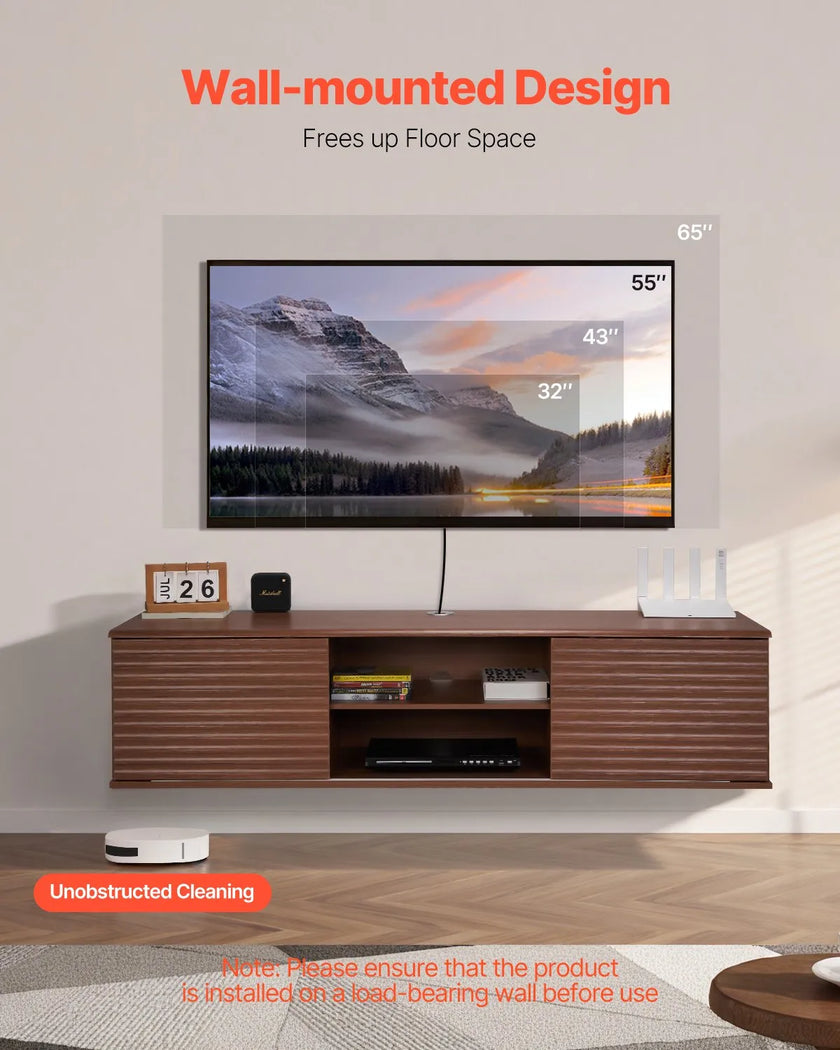 VEVOR Floating TV Stand 60