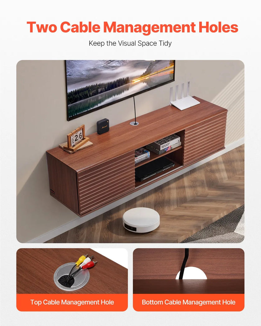 VEVOR Floating TV Stand 60