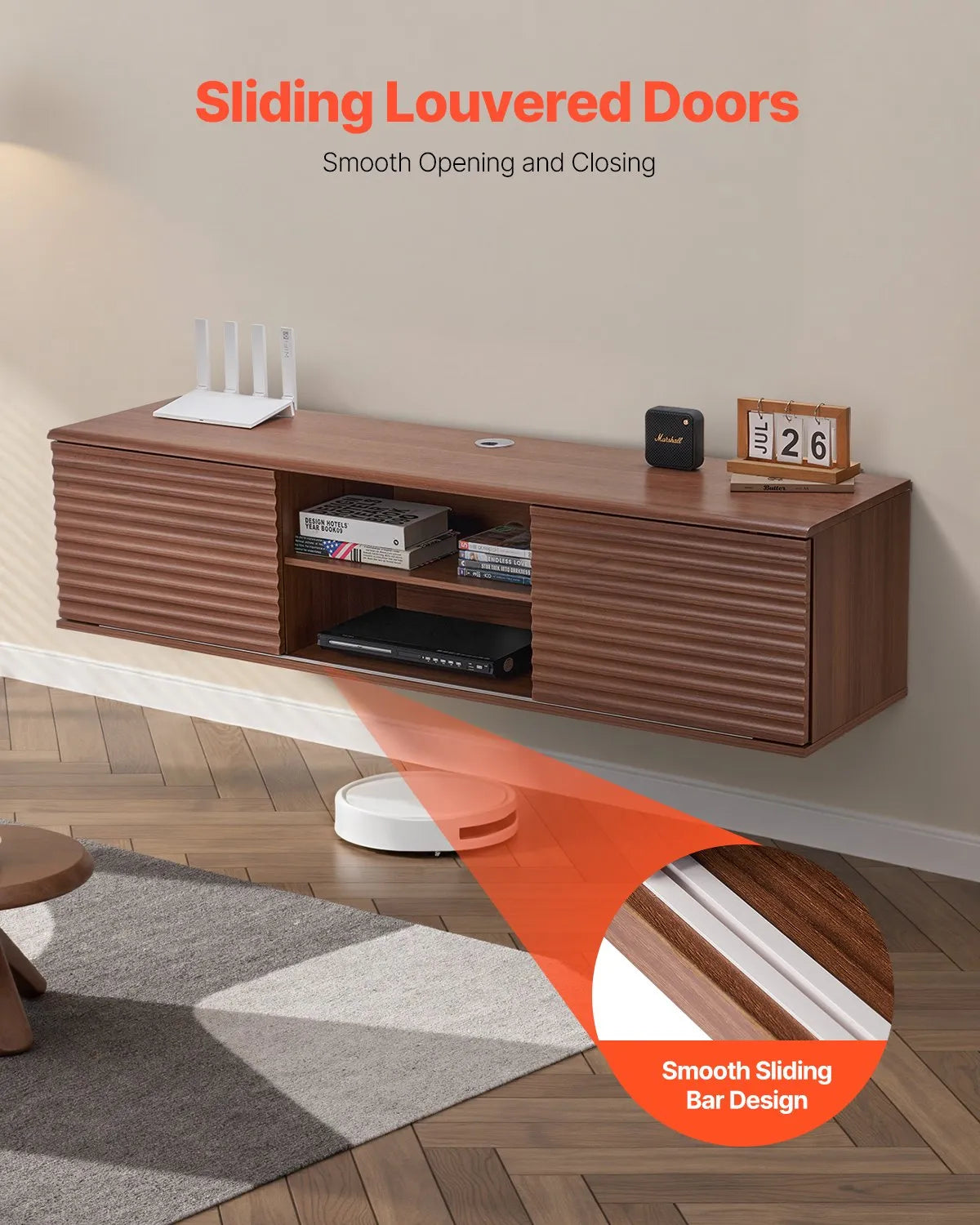 VEVOR Floating TV Stand 60