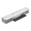 VEVOR Floating TV Stand 47 in Entertainment Center Power with Cable Hole White