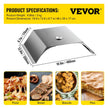 VEVOR Pizza Oven Kit, Stainless Steel Grill Pizza Oven, Pizza Maker Kit for Most 22\