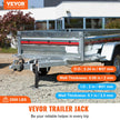 VEVOR Trailer Jack, Trailer Tongue Jack Fix Mount Bolt-on 2500 lb Weight Capacity, Trailer Jack Stand with Handle for lifting RV Trailer, Horse Trailer, Utility Trailer, Yacht Trailer