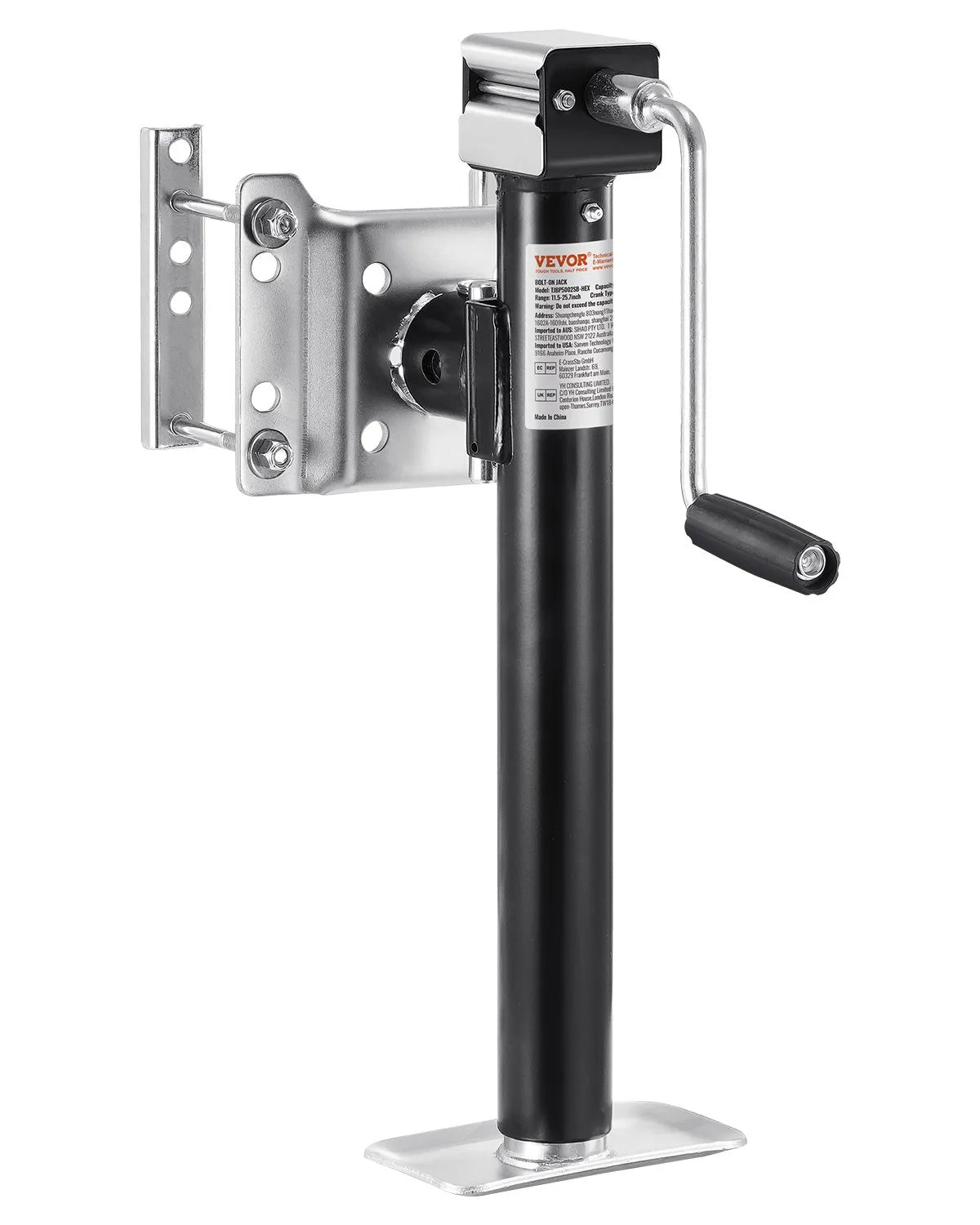 VEVOR Trailer Jack Bolt-on Trailer Tongue Jack 5000 lbs Dynamic Load 14.3