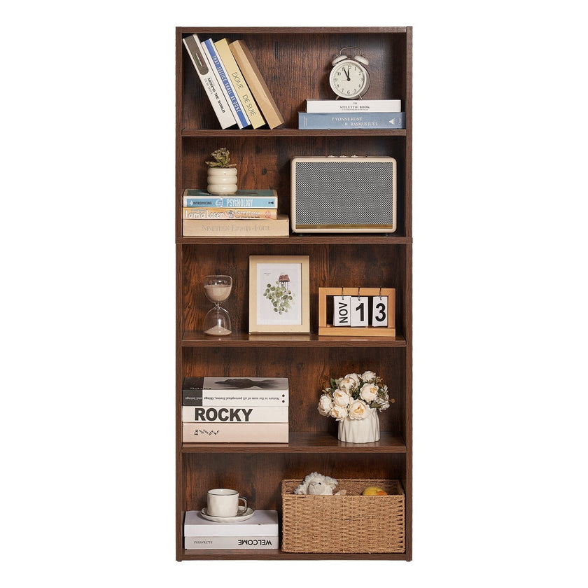VEVOR 5 Tiers Narrow Bookshelf 53