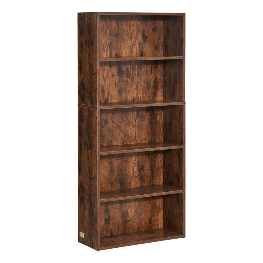 VEVOR 5 Tiers Narrow Bookshelf 53