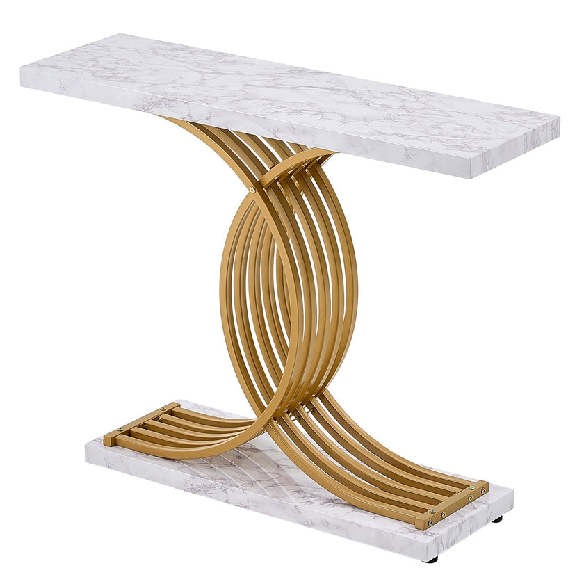 VEVOR Narrow Console Sofa Table Couch Table 39.4 in for Entryway & Living Room