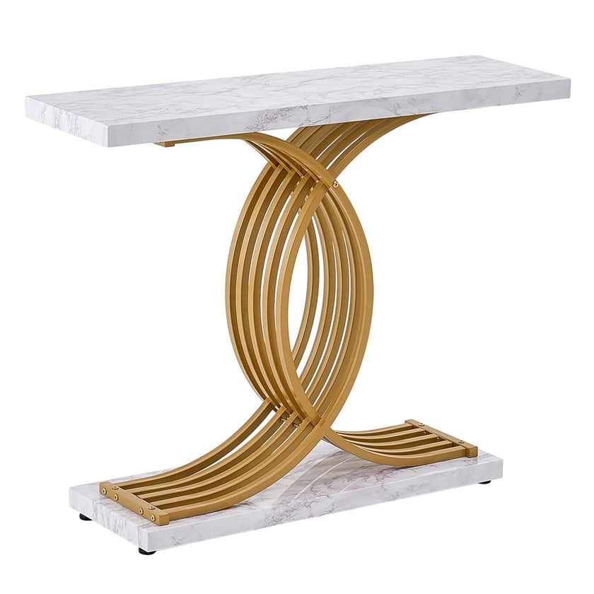 VEVOR Narrow Console Sofa Table Couch Table 39.4 in for Entryway & Living Room