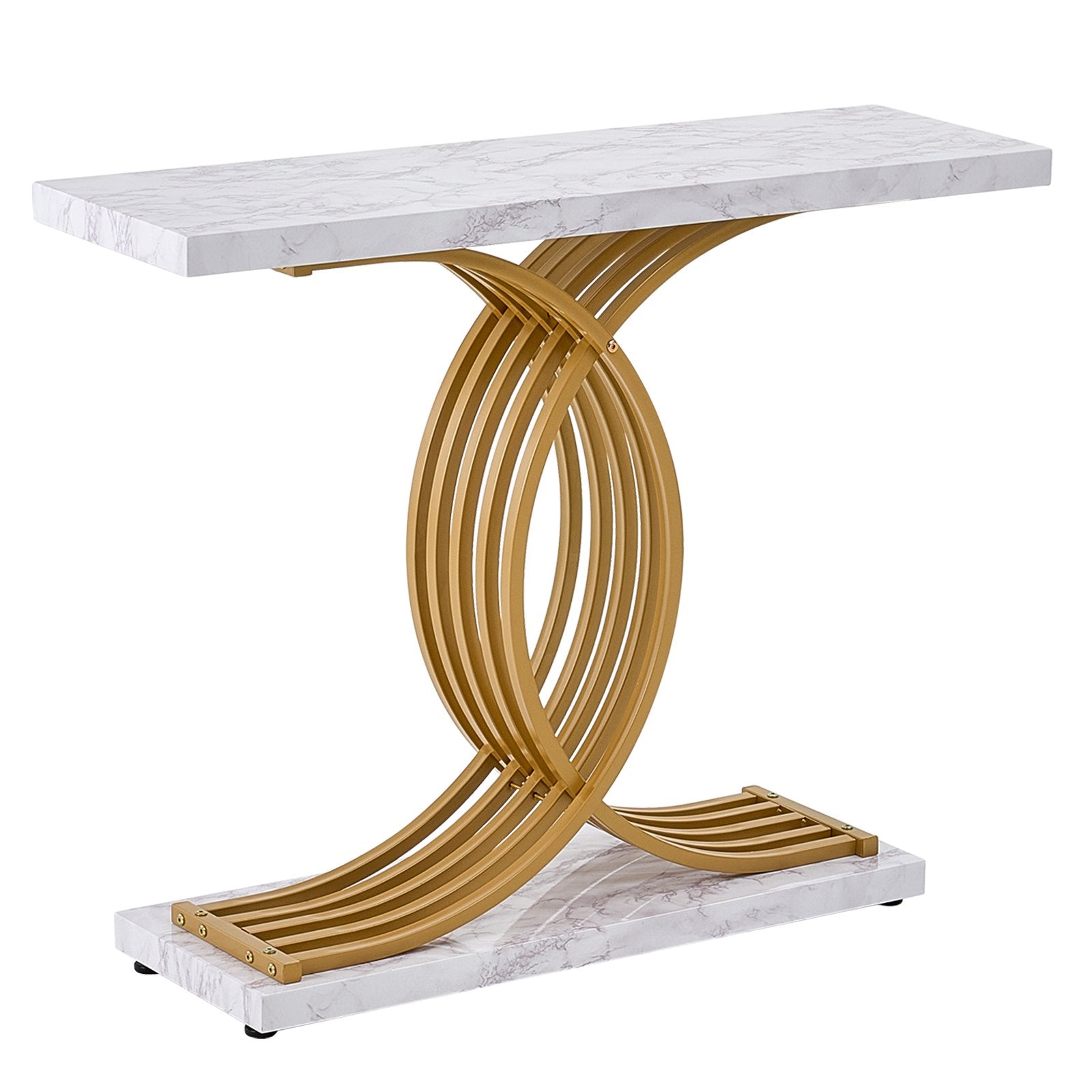 VEVOR Narrow Console Sofa Table Couch Table 39.4 in for Entryway & Living Room