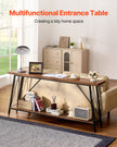 VEVOR Narrow Console Sofa Table Couch Table 2-Tier for Entryway & Living Room