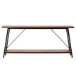 VEVOR Narrow Console Sofa Table Couch Table 2-Tier for Entryway & Living Room