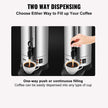 VEVOR Commercial Coffee Urn, 110 Cups Stainless Steel Large Coffee Dispenser, 1500W 110V Electric Coffee Maker Urn For Quick Brewing, Hot Water Urn with Detachable Power Cord for Easy Cleaning, Silver