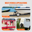 VEVOR Spare Tire Carrier, Trailer Spare Tire Mount, 160 lbs Capacity, Utility Trailer Accessories Fits Most 4 & 5 & 6 & 8 Lugs Wheels on 4