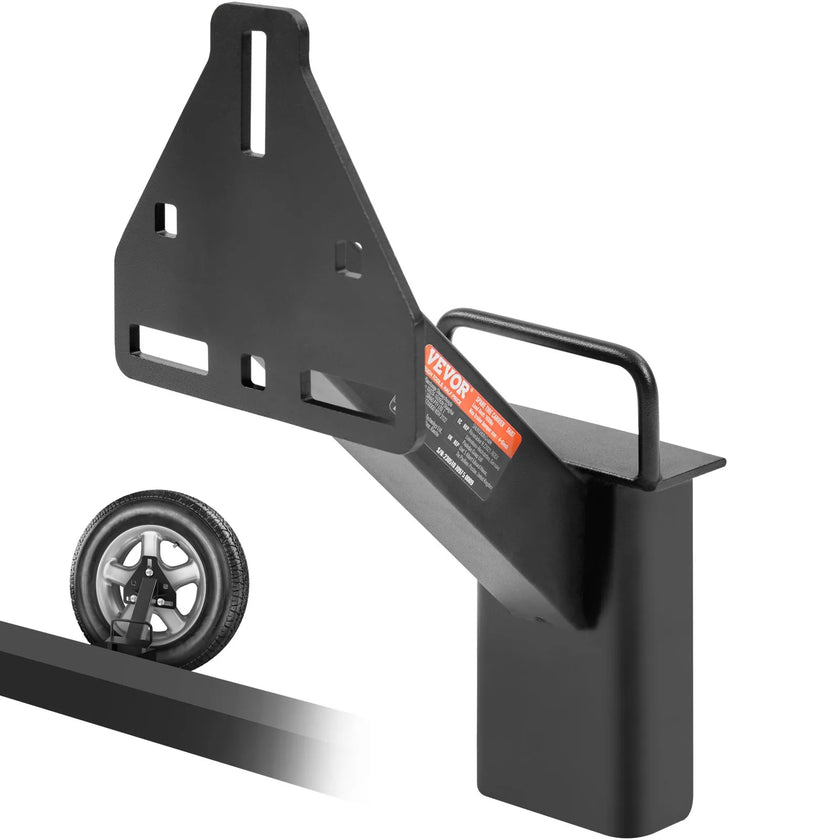 VEVOR Spare Tire Carrier, Trailer Spare Tire Mount, 160 lbs Capacity, Utility Trailer Accessories Fits Most 4 & 5 & 6 & 8 Lugs Wheels on 4