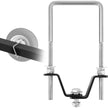 VEVOR U-Bolt Spare Tire Carrier, Zinc Plated Spare Tire Holder Bracket with Lock, 160 lbs Capacity, Fits Most 4 & 5 Lugs Wheels on 4
