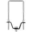 VEVOR U-Bolt Spare Tire Carrier, Zinc Plated Spare Tire Holder Bracket with Lock, 160 lbs Capacity, Fits Most 4 & 5 Lugs Wheels on 4