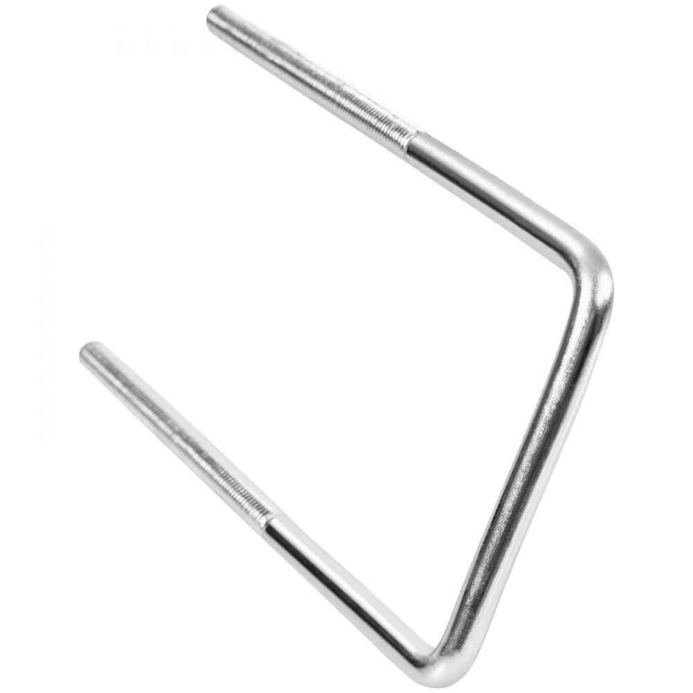 VEVOR U-Bolt Spare Tire Carrier, Zinc Plated Spare Tire Holder Bracket with Lock, 160 lbs Capacity, Fits Most 4 & 5 Lugs Wheels on 4