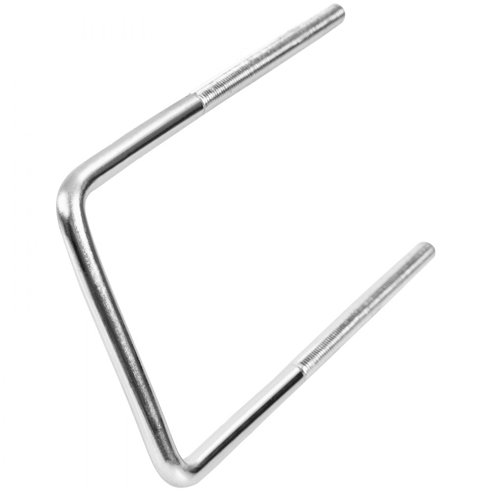 VEVOR U-Bolt Spare Tire Carrier, Zinc Plated Spare Tire Holder Bracket with Lock, 160 lbs Capacity, Fits Most 4 & 5 Lugs Wheels on 4