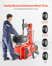 VEVOR Durable Tire Changer Machine 1.5HP Tire Changer with Air Pressure Gauge