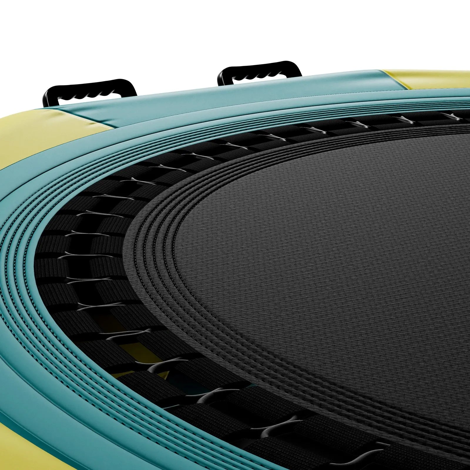 VEVOR Inflatable Water Bouncer, 10ft Recreational Water Trampoline, Portable Bounce Swim Platform with 3-Step Ladder & Electric Air Pump, Kids Adults Floating Rebounder for Pool, Lake, Water Sports