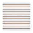 VEVOR 4 x 4 ft Slat Wall Paneling MDF White Garage Slatwall with Modular Design