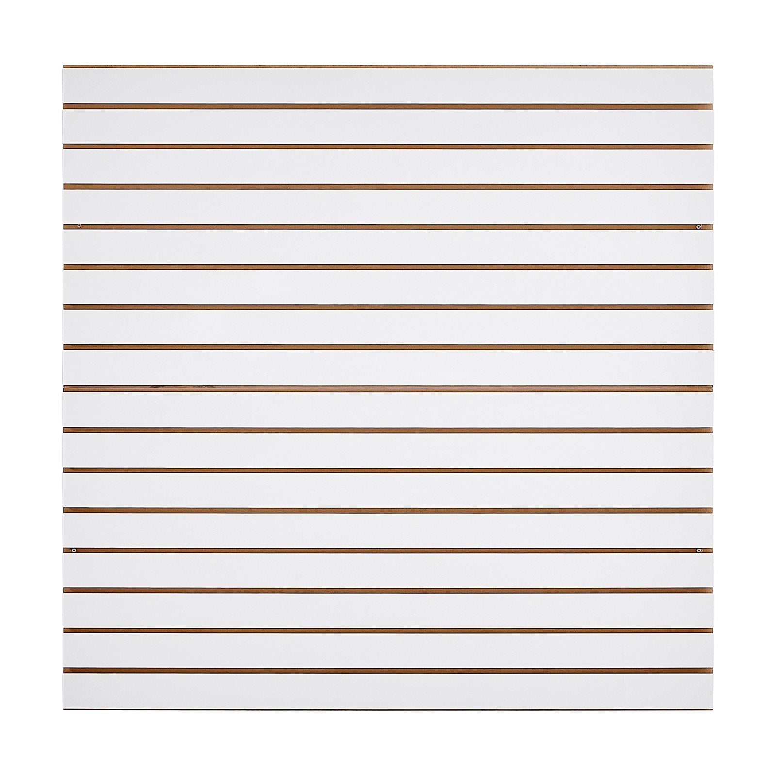 VEVOR 4 x 4 ft Slat Wall Paneling MDF White Garage Slatwall with Modular Design