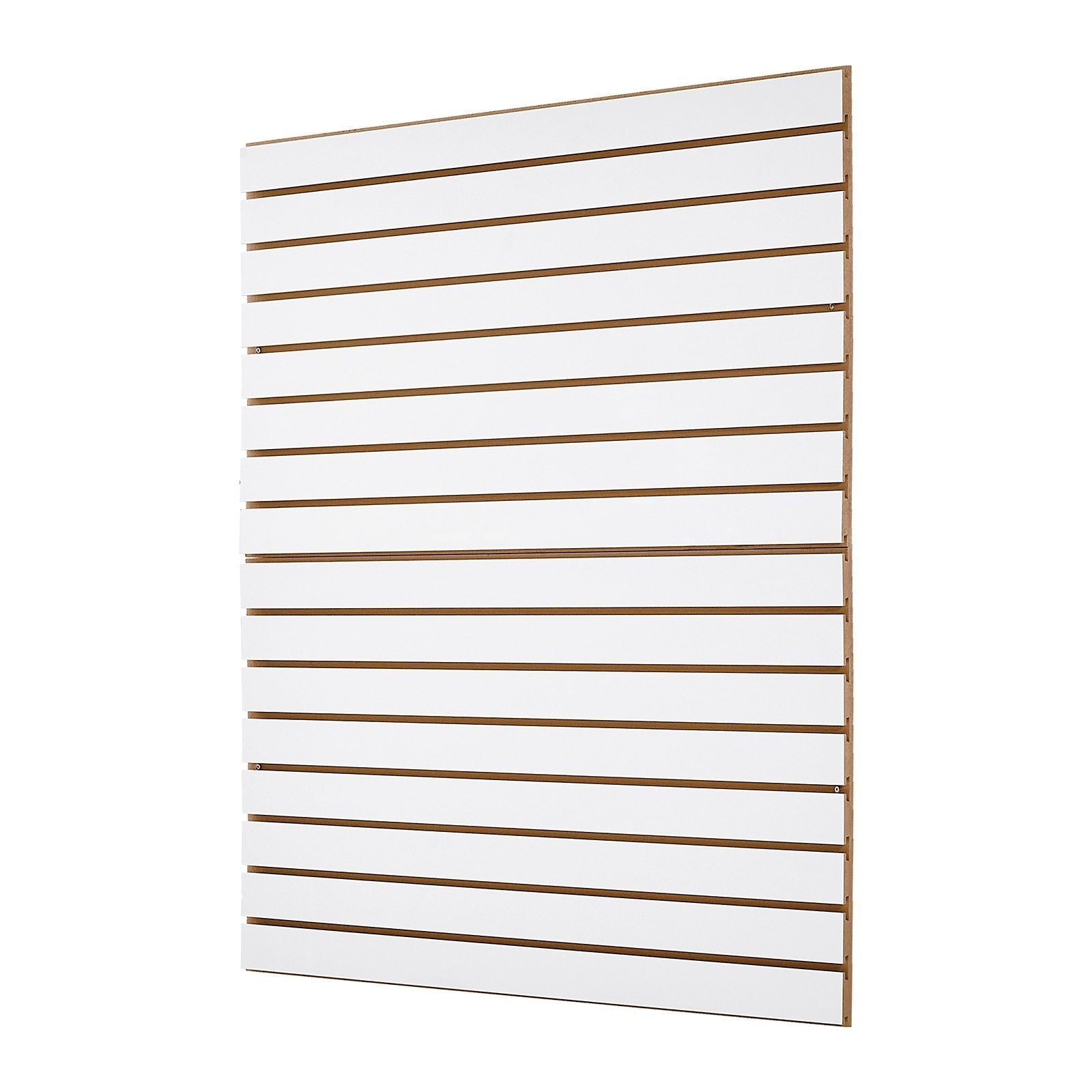 VEVOR 4 x 4 ft Slat Wall Paneling MDF White Garage Slatwall with Modular Design