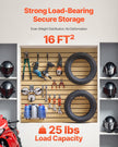 VEVOR 4 x 4 ft SlatWall Paneling MDF Natural Garage Slatwall with Modular Design