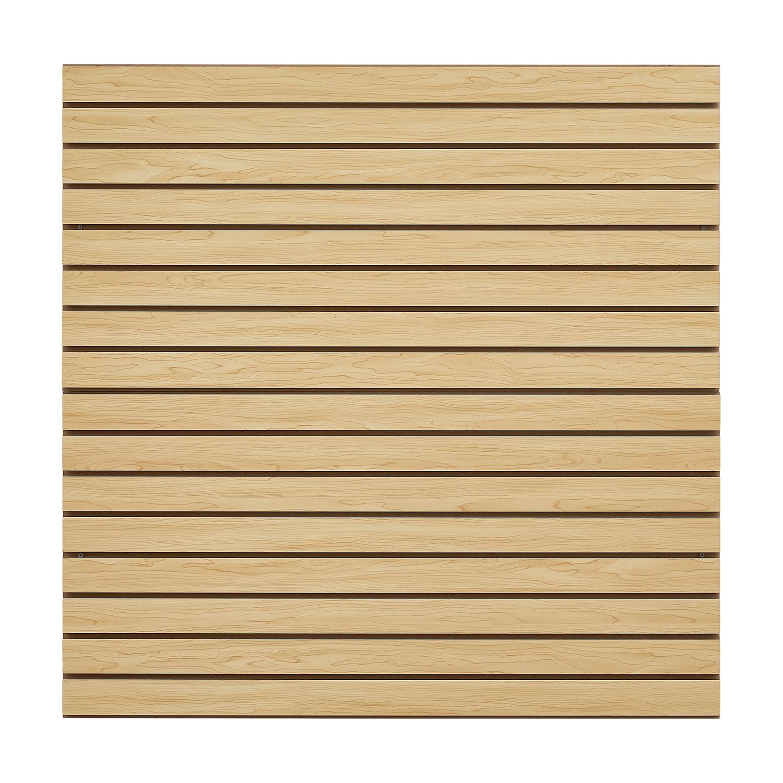 VEVOR 4 x 4 ft SlatWall Paneling MDF Natural Garage Slatwall with Modular Design