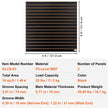 VEVOR Slatwall Panels, 4 ft x 2 ft Black Garage Wall Panels 24