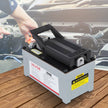 VEVOR 2510A Air Hydraulic Pump 10,000 PSI Quick Power Air Hydraulic Foot Pump 0.42 Gal Reservoir Foot Actuated Hydraulic Pump for Heavy Machinery Rigging & Auto Repair, Gray