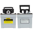 VEVOR 2510A Air Hydraulic Pump 10,000 PSI Quick Power Air Hydraulic Foot Pump 0.42 Gal Reservoir Foot Actuated Hydraulic Pump for Heavy Machinery Rigging & Auto Repair, Gray