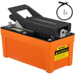 VEVOR Air Hydraulic Pump 10000 PSI Air Over Hydraulic Pump 0.42 Gal Reservoir Air Treadle Foot Actuated Hydraulic Pump 3/8
